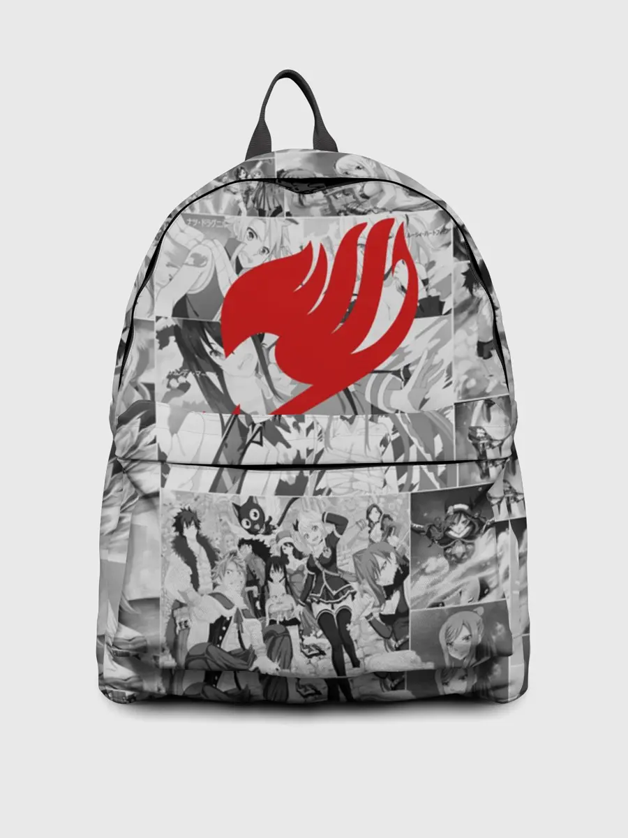 Рюкзак джинсовый / Все герои Фейри Тейл