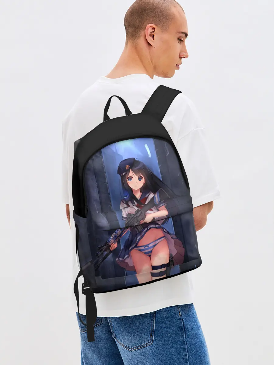 Рюкзак джинсовый / Японская анимация