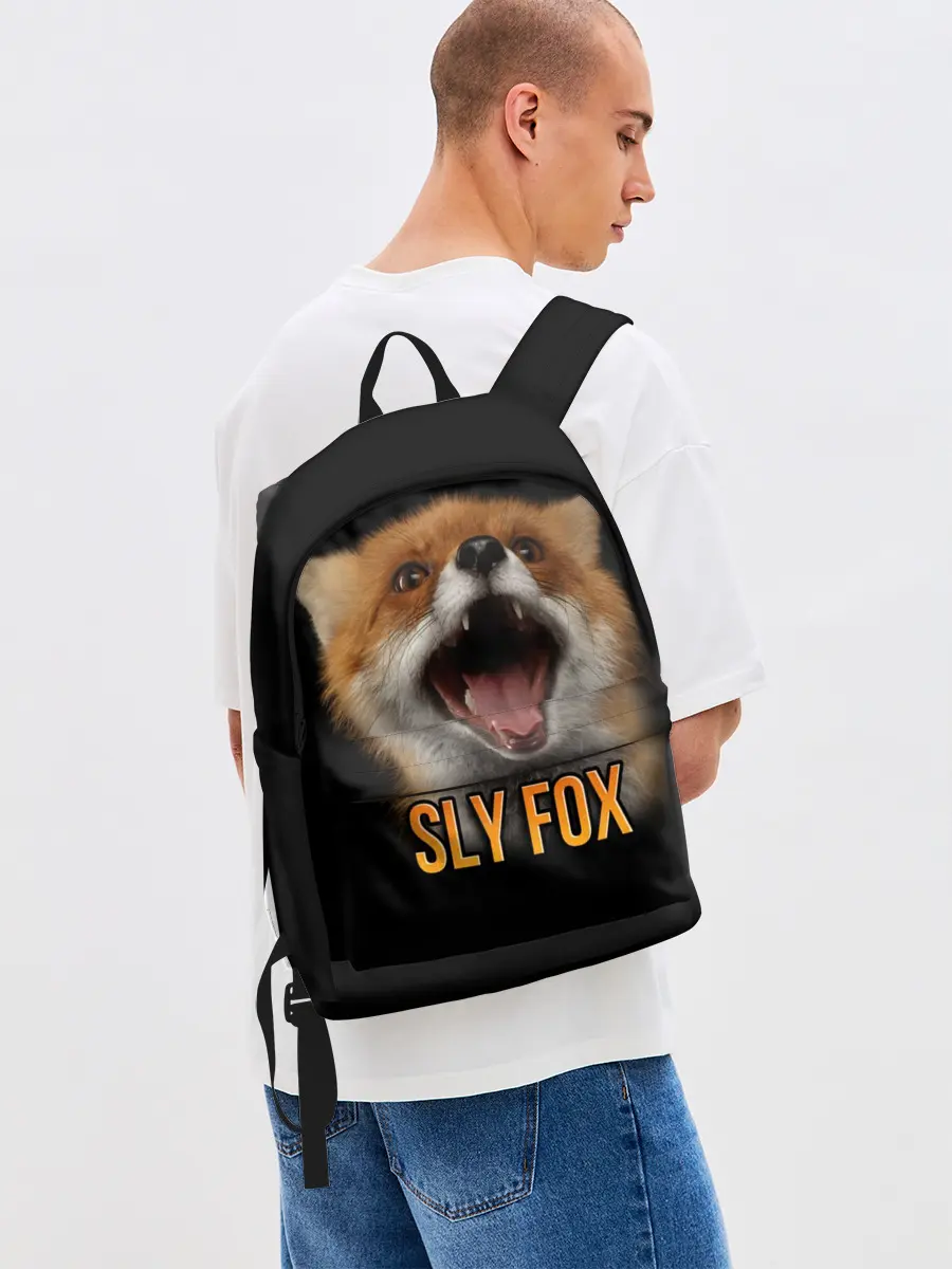 Рюкзак джинсовый / Хитрый лис