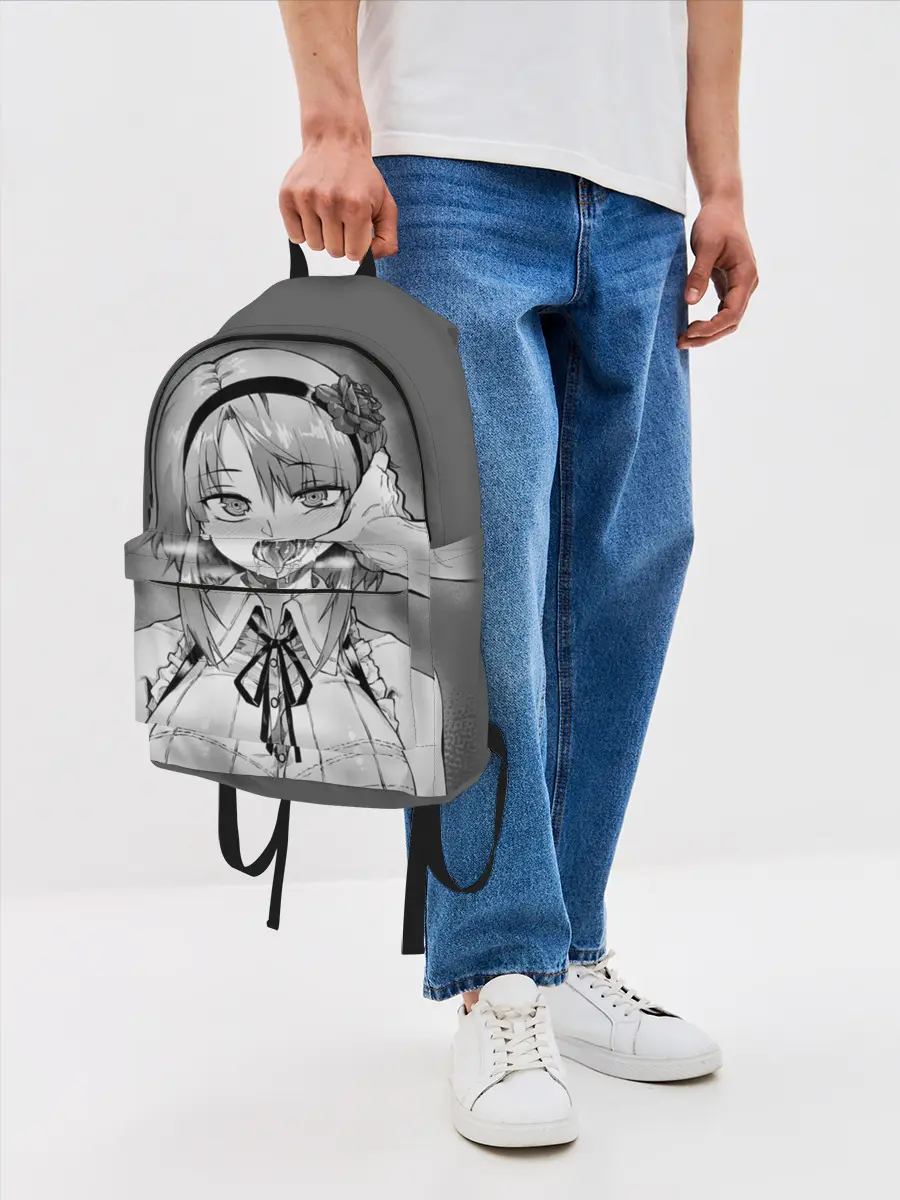 Рюкзак джинсовый / Show me your pretty mouth