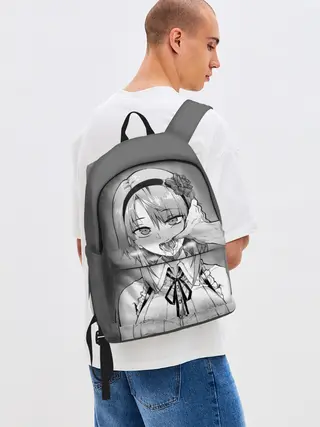 Рюкзак джинсовый / Show me your pretty mouth