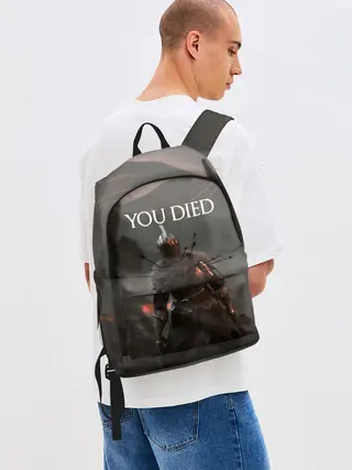 Рюкзак джинсовый / YOU DIED