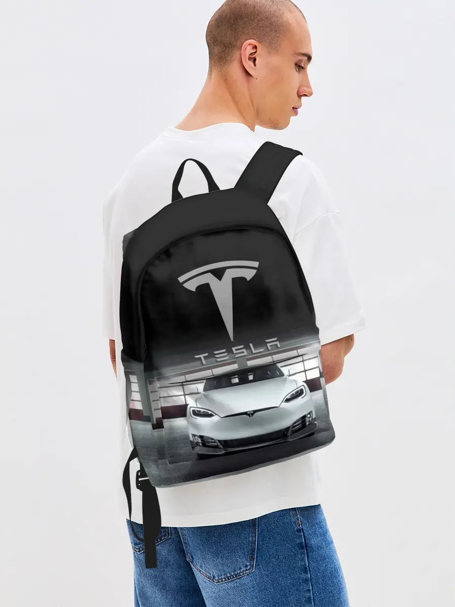 Рюкзак джинсовый / TESLA