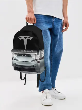 Рюкзак джинсовый / TESLA