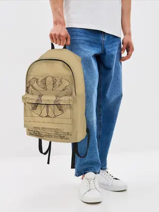 Рюкзак джинсовый / Гомер Да Винчи