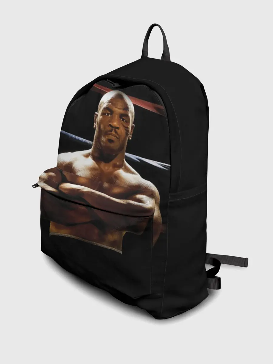 Рюкзак джинсовый / Майк Тайсон