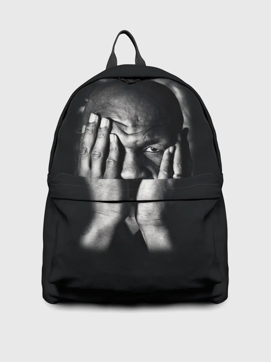 Рюкзак джинсовый / Майк Тайсон