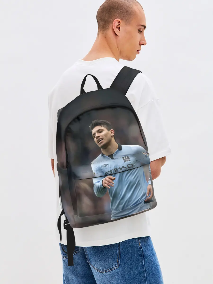 Рюкзак джинсовый / Серхио Агуэро