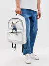 Рюкзак джинсовый / Смешной Серхио Агуэро