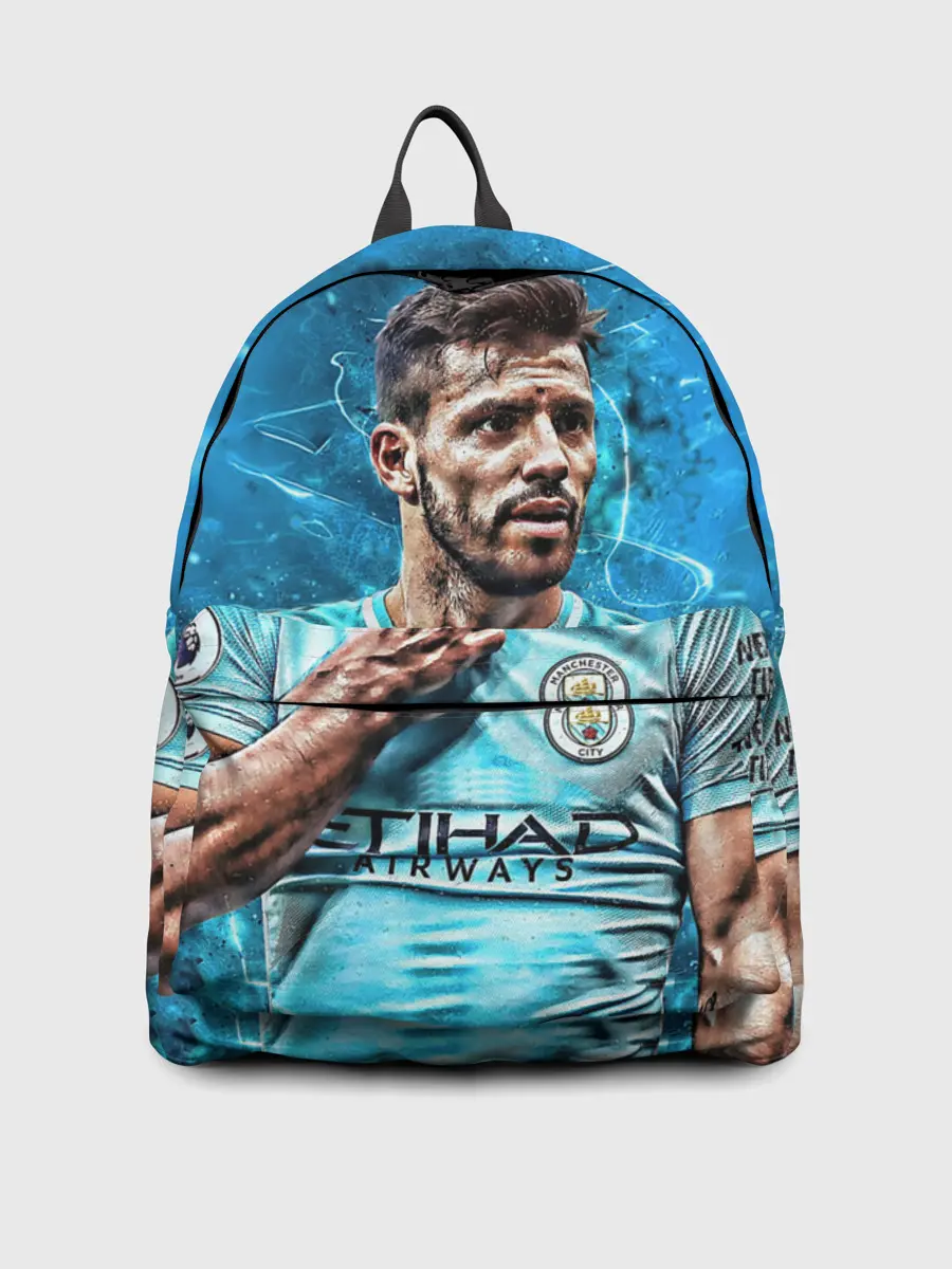 Рюкзак джинсовый / Серхио Агуэро