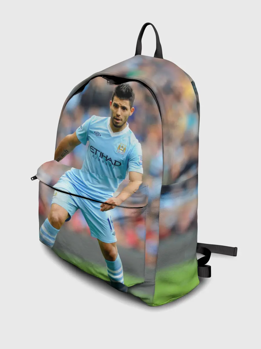 Рюкзак джинсовый / Серхио Агуэро