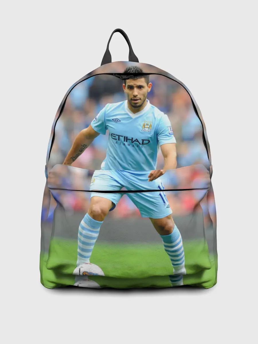 Рюкзак джинсовый / Серхио Агуэро