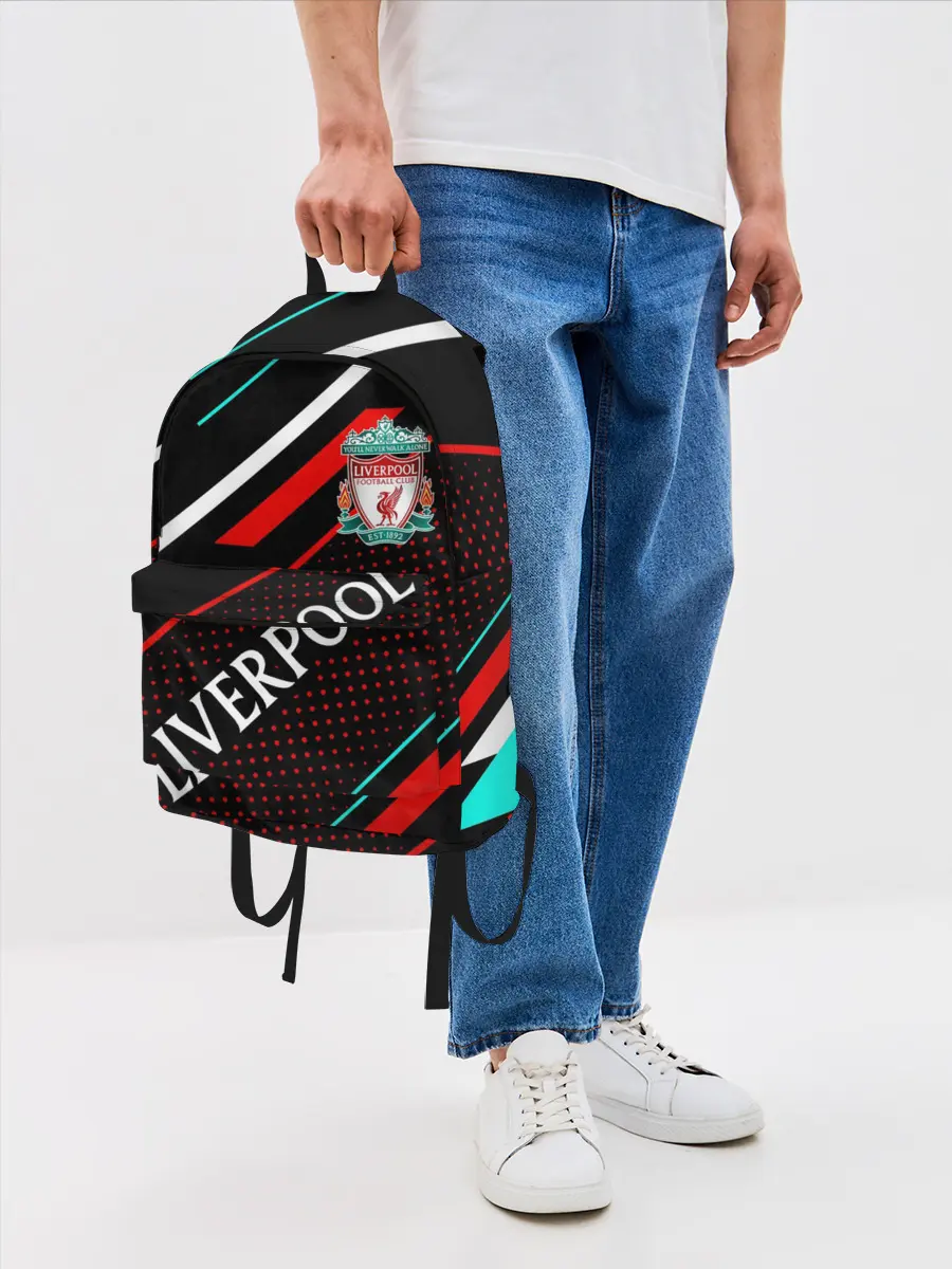 Рюкзак джинсовый / LIVERPOOL / ЛИВЕРПУЛЬ / СПОРТ