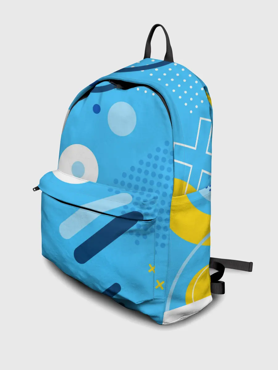 Рюкзак джинсовый / Геометрические фигуры