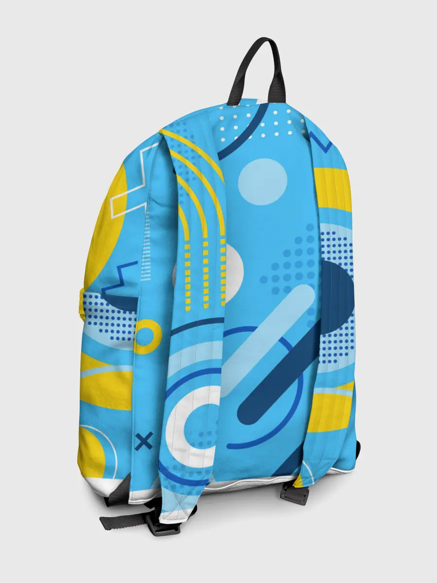 Рюкзак джинсовый / Геометрические фигуры