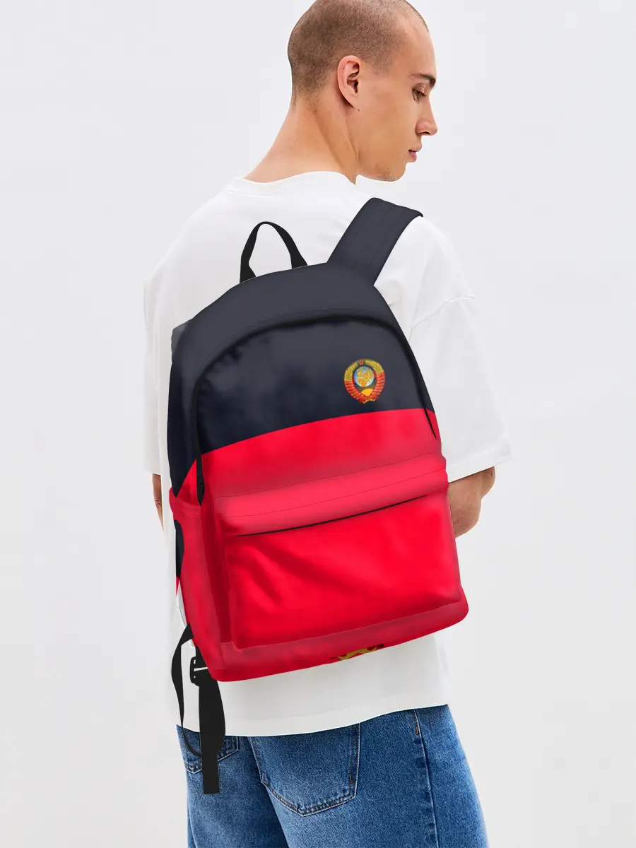 Рюкзак джинсовый / СТИЛЬ СССР + ДИЗАЙН СПИНЫ