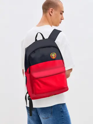 Рюкзак джинсовый / СТИЛЬ СССР + ДИЗАЙН СПИНЫ