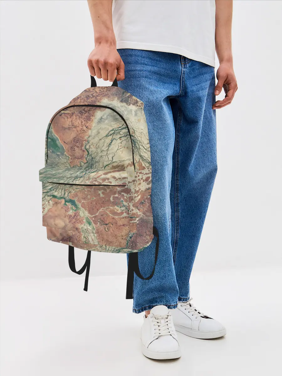 Рюкзак джинсовый / Снимок со СпуТника