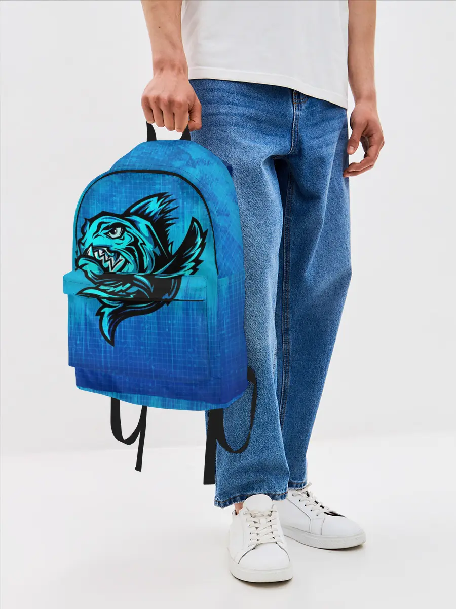 Рюкзак джинсовый / Пиранья