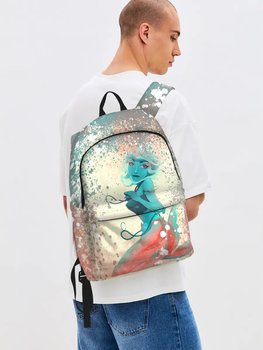 Рюкзак джинсовый / Русалочка | Mermaid