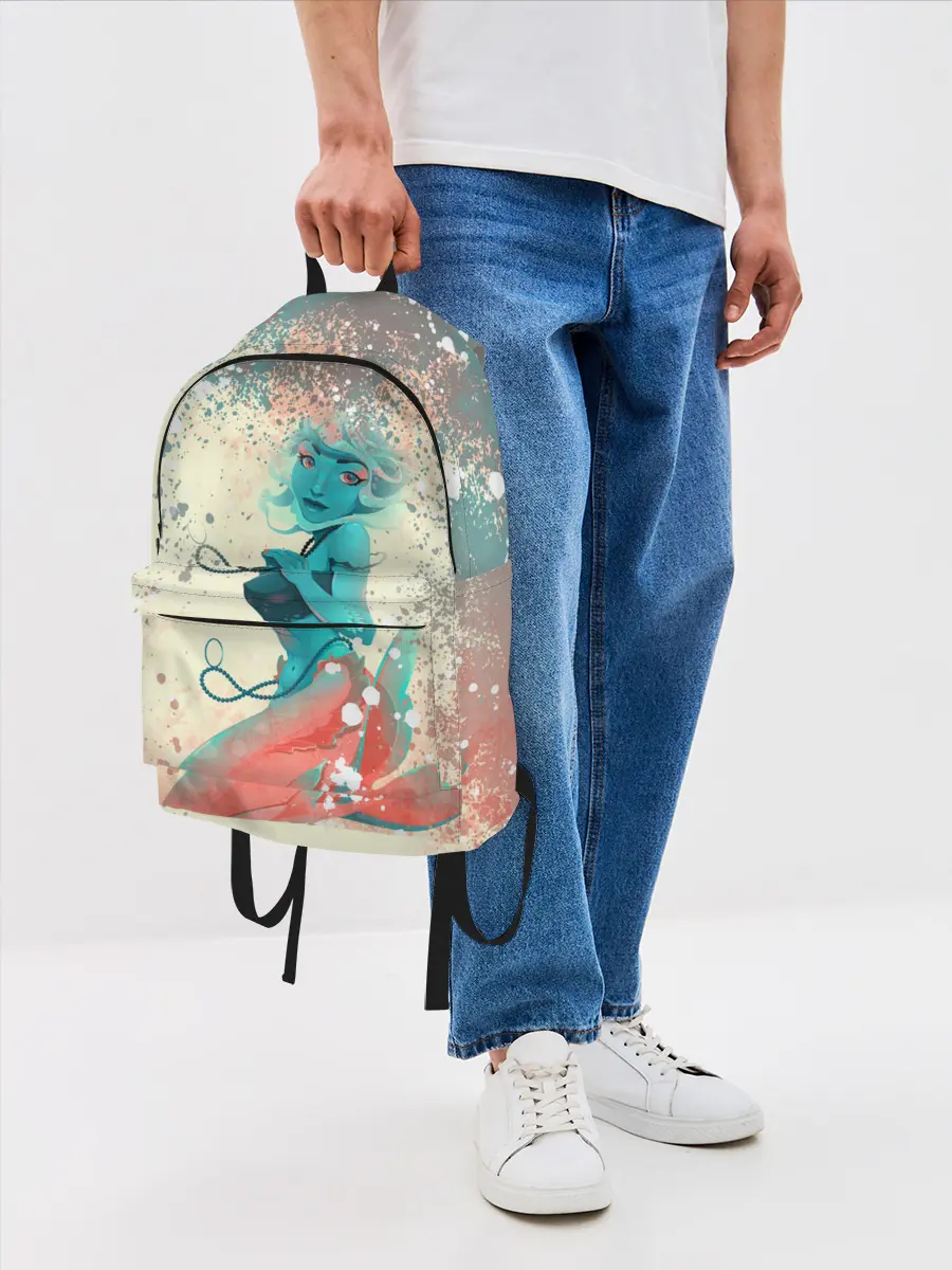 Рюкзак джинсовый / Русалочка | Mermaid