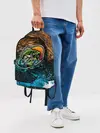 Рюкзак джинсовый / Рыба на крючке
