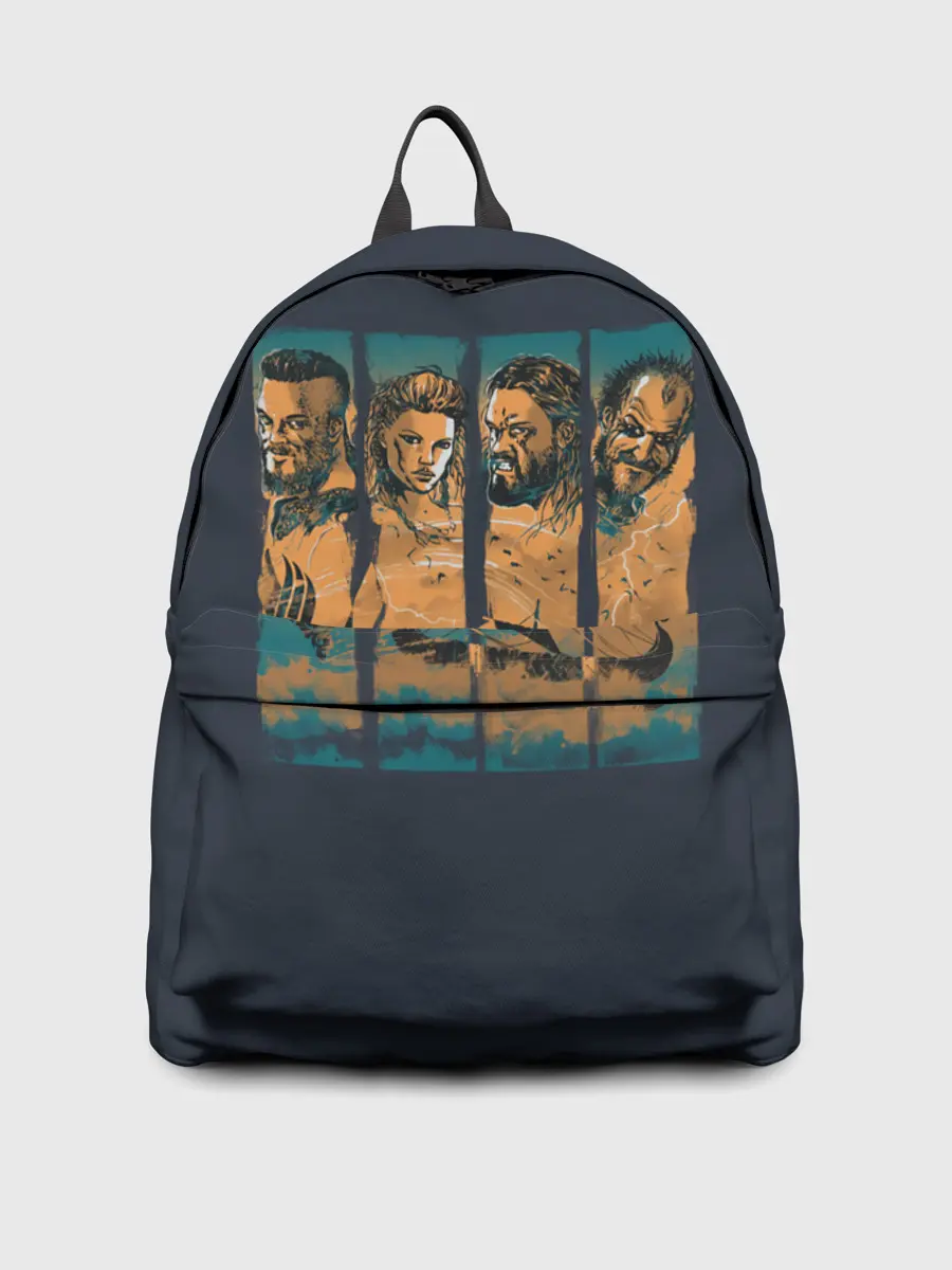 Рюкзак джинсовый / Путь викинга