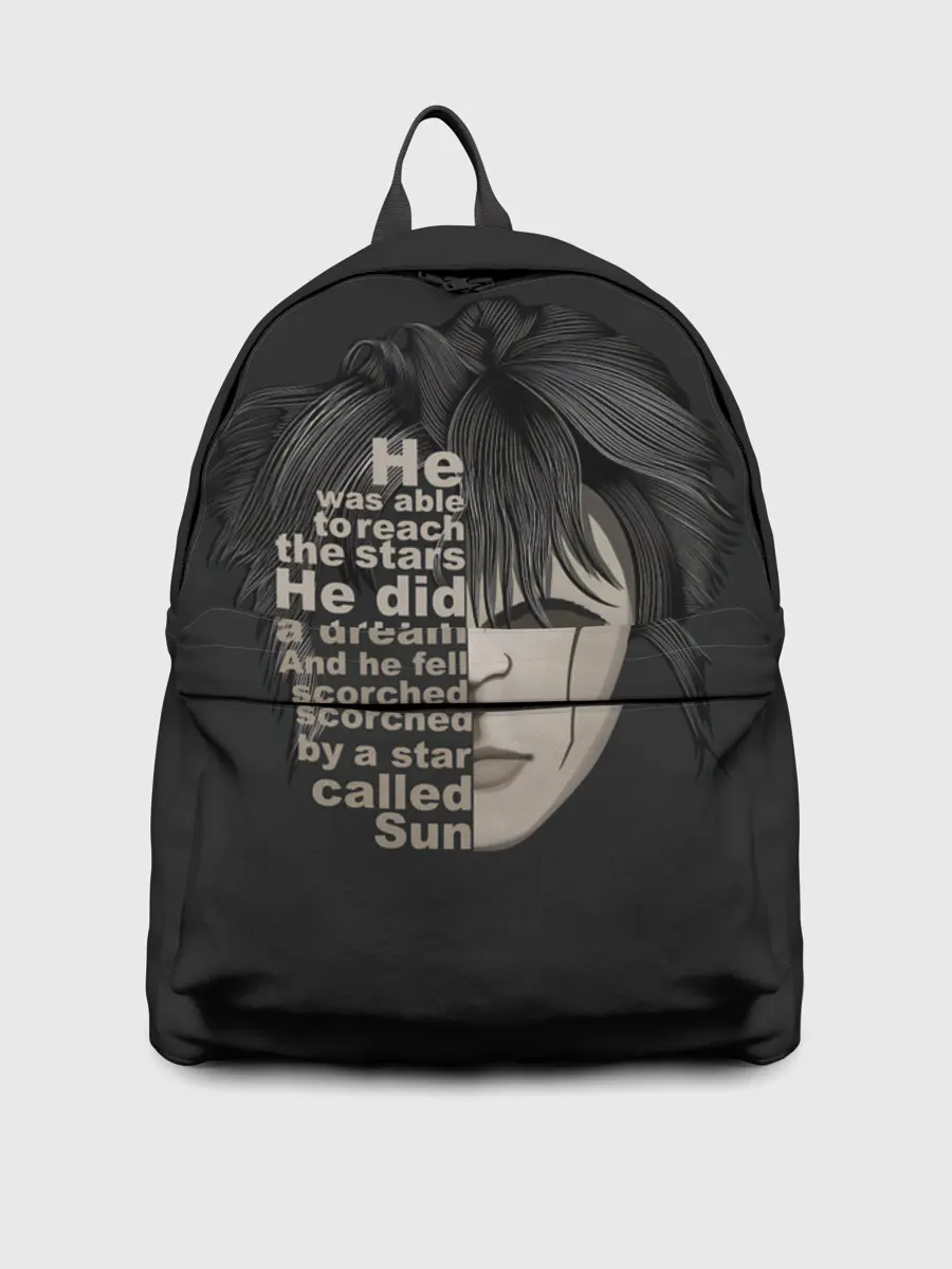 Рюкзак джинсовый / Стихи Цоя