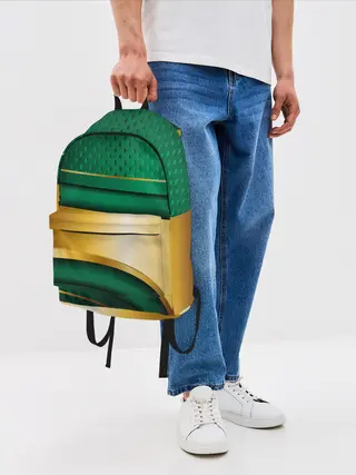 Рюкзак джинсовый / GREEN GOLD 3D