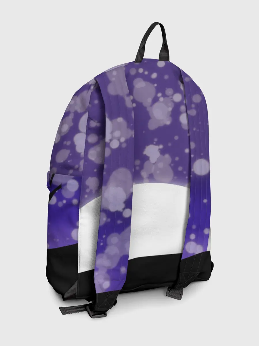 Рюкзак джинсовый / одинокое дерево в ночи