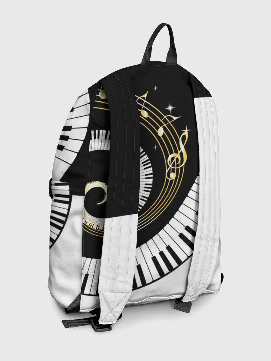 Рюкзак джинсовый / МУЗЫКАЛЬНЫЙ УЗОР