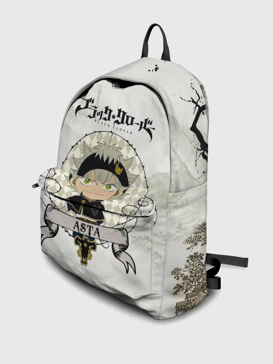 Рюкзак джинсовый / Аста Чёрный клевер Япония