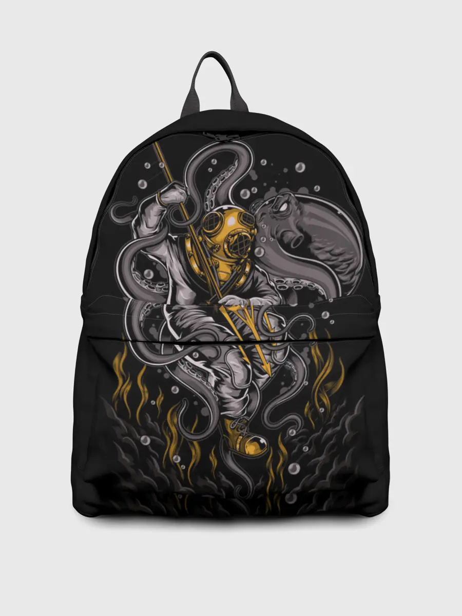 Рюкзак джинсовый / ПОДВОДНАЯ БИТВА