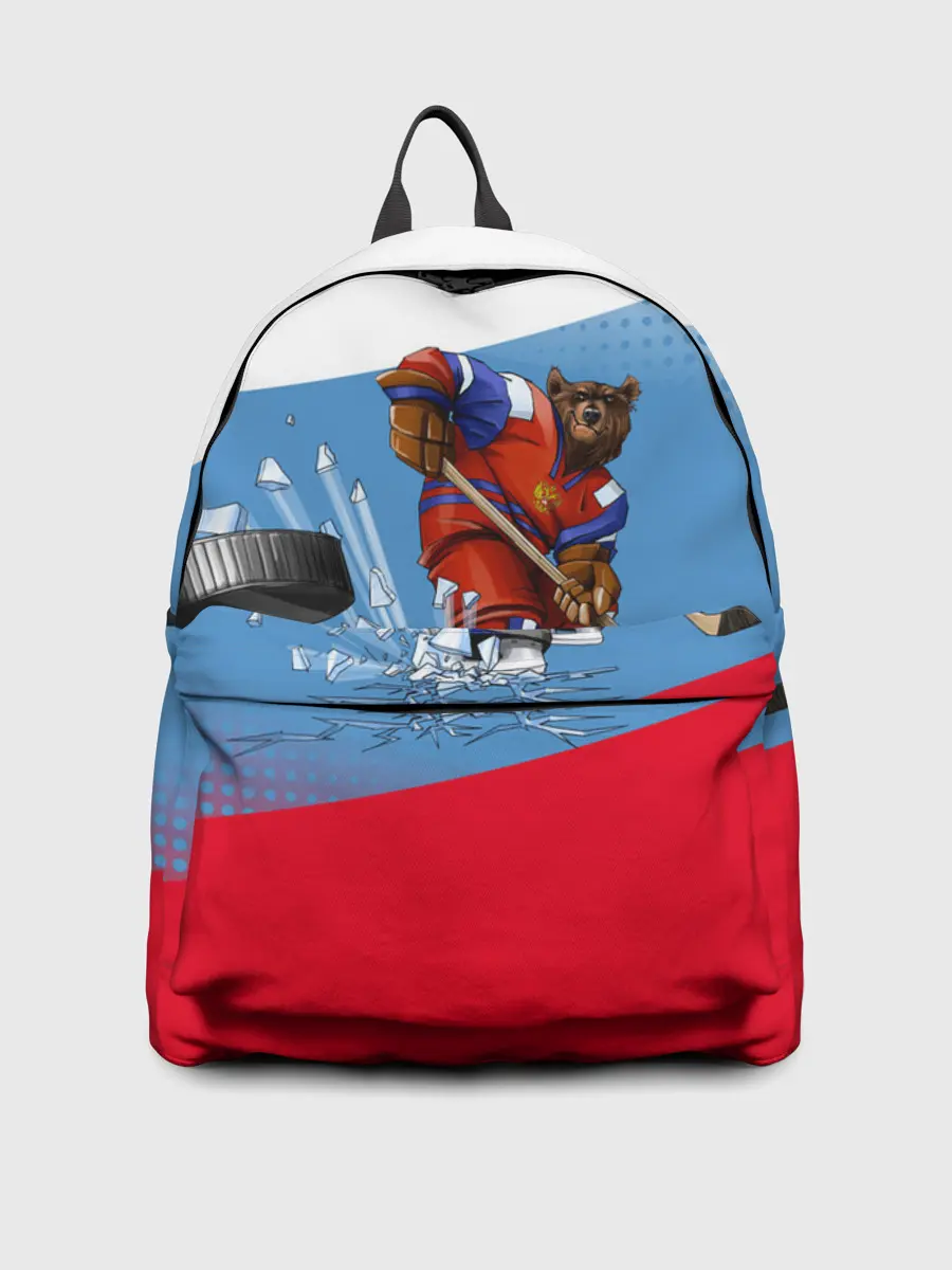 Рюкзак джинсовый / Русский хоккей