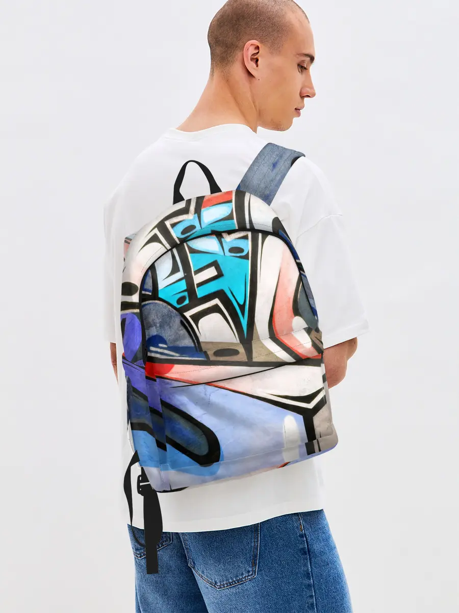 Рюкзак джинсовый / Street Art Graffiti