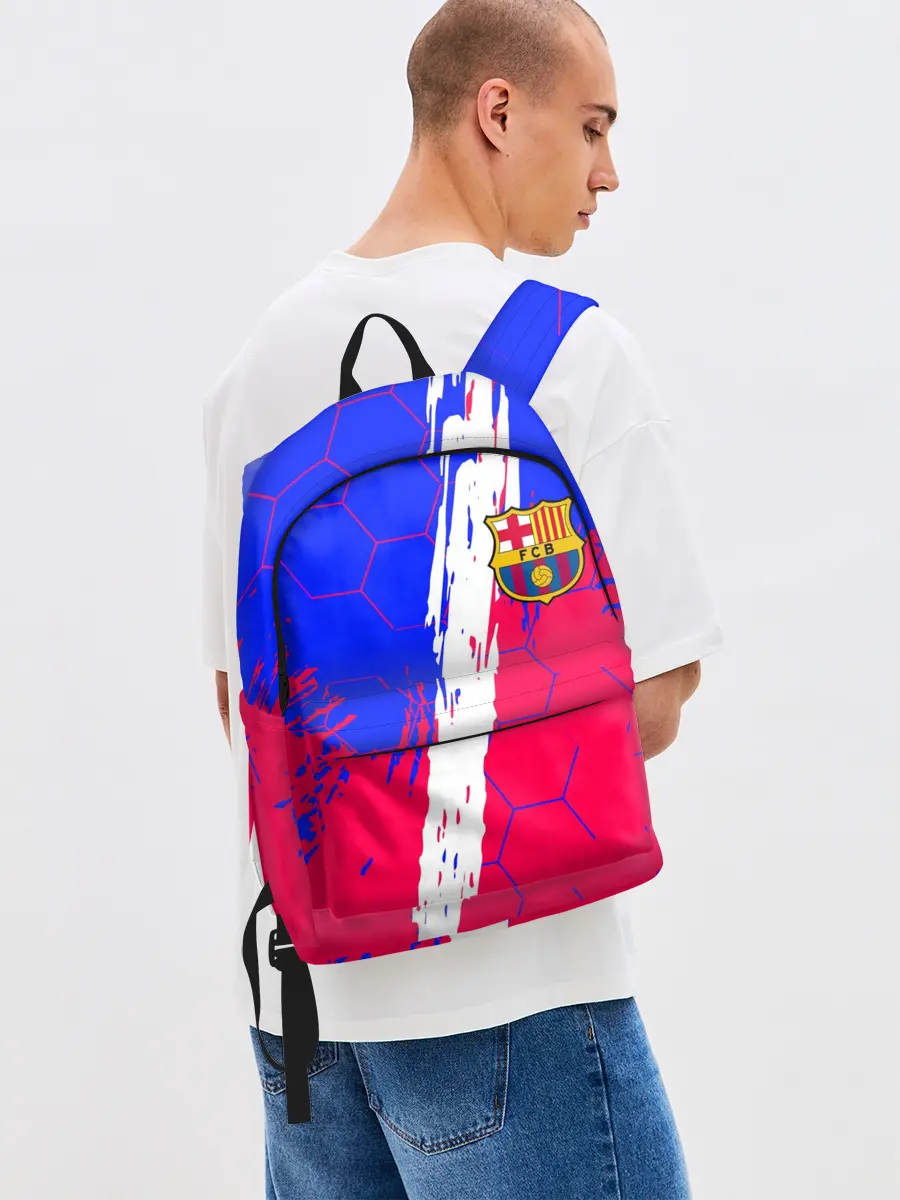 Рюкзак джинсовый / FC BARCELONA / ФК БАРСЕЛОНА
