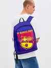 Рюкзак джинсовый / FC BARCELONA / ФК БАРСЕЛОНА