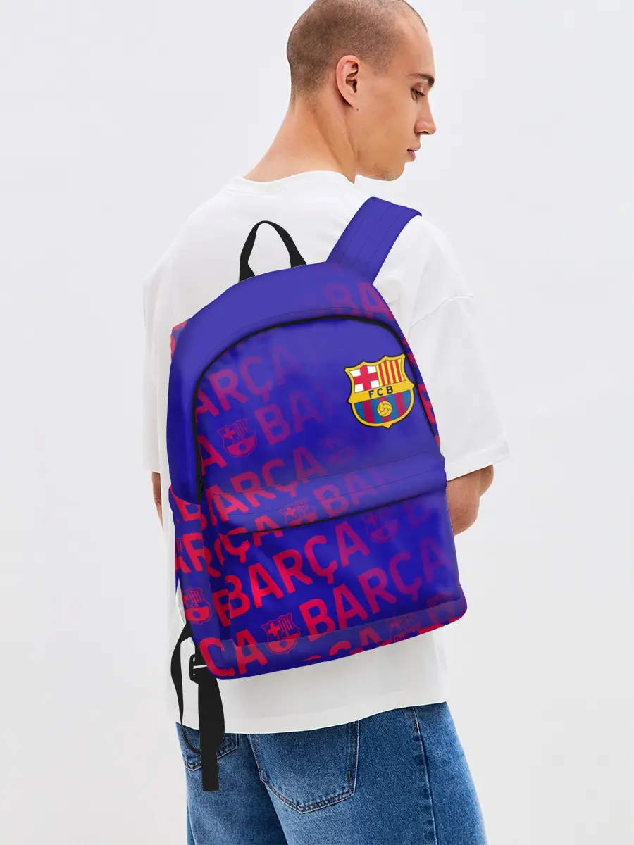 Рюкзак джинсовый / FC BARCELONA / ФК БАРСЕЛОНА