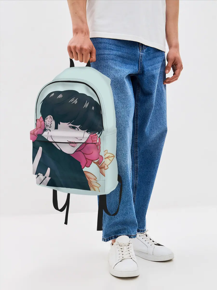 Рюкзак джинсовый / Мин Юнги