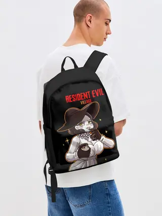 Рюкзак джинсовый / Resident Evil Димитреску