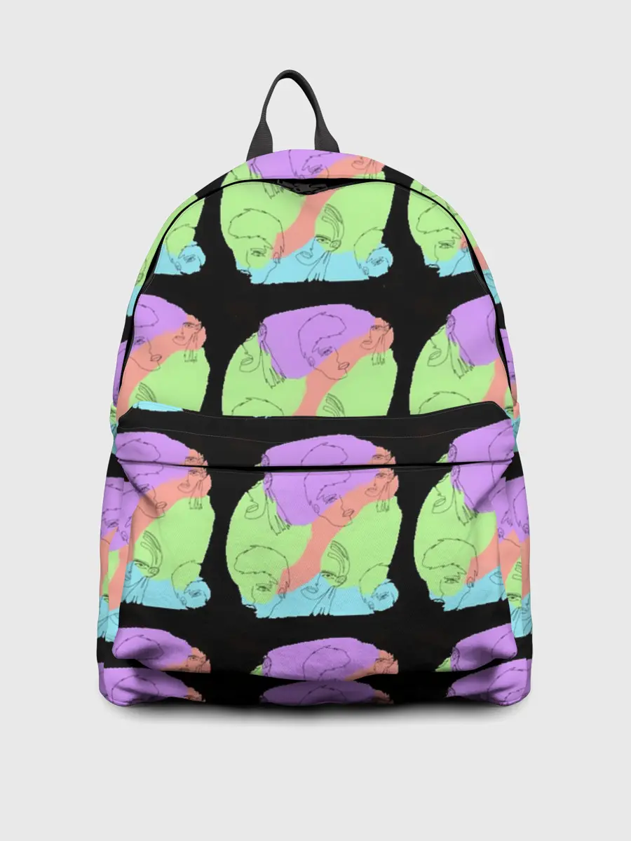 Рюкзак джинсовый / Лица