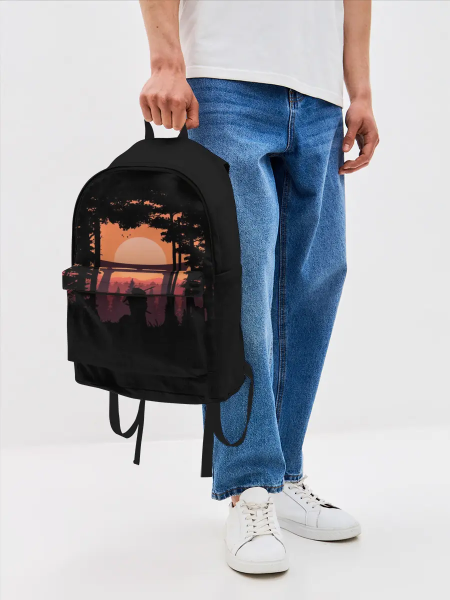 Рюкзак джинсовый / Ниндзя в одиночестве