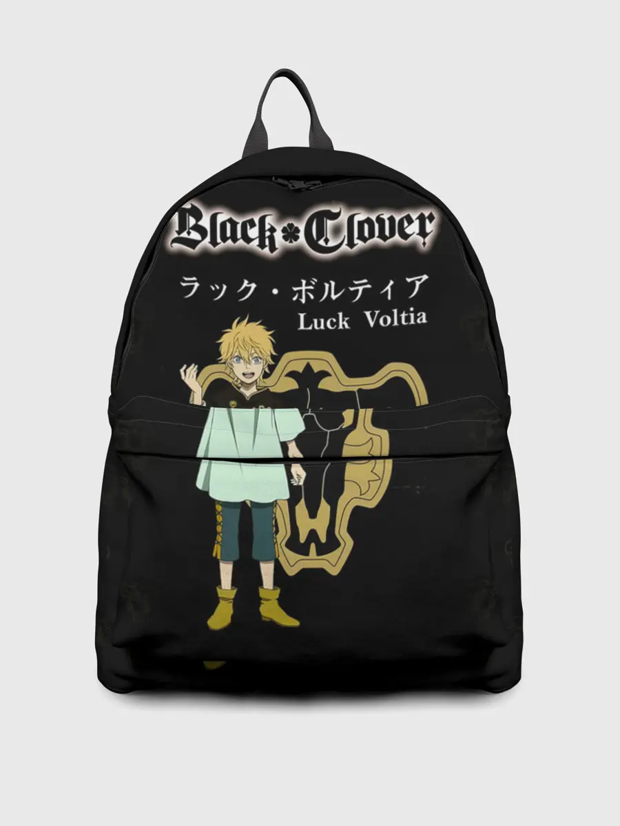 Рюкзак джинсовый / Лакк Вольтия | Чёрный Клевер