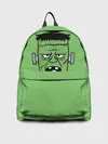 Рюкзак джинсовый / Зеленый Франкенштейн