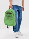 Рюкзак джинсовый / Зеленый Франкенштейн