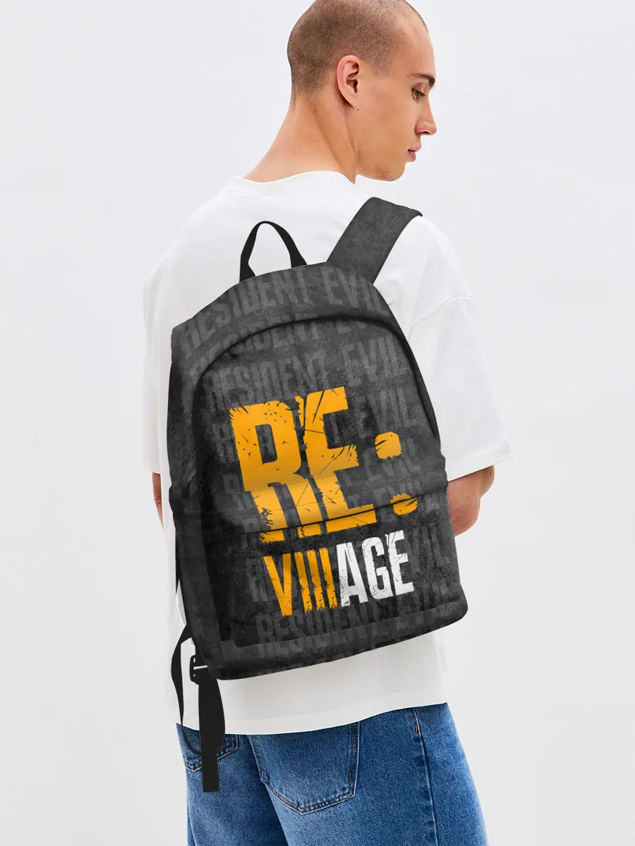 Рюкзак джинсовый / RE VILLAGE | ДЕРЕВНЯ ОБИТЕЛЬ ЗЛА