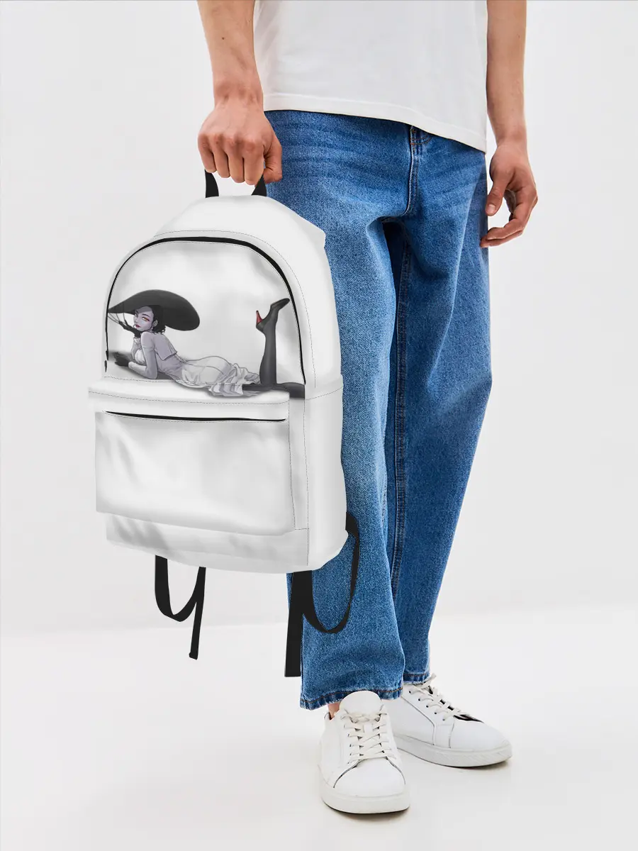 Рюкзак джинсовый / Tall Vampire Lady. RE