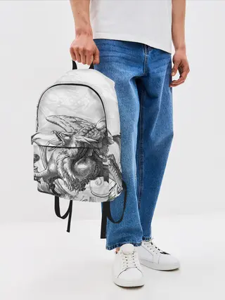 Рюкзак джинсовый / Грифон