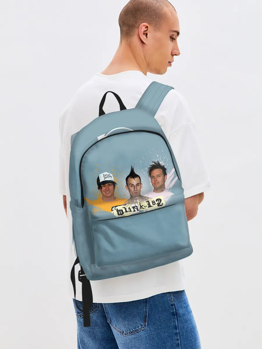 Рюкзак джинсовый / Blink 182