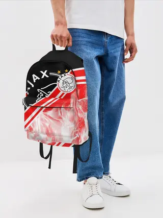 Рюкзак джинсовый / FC AJAX AMSTERDAM / ФК АЯКС